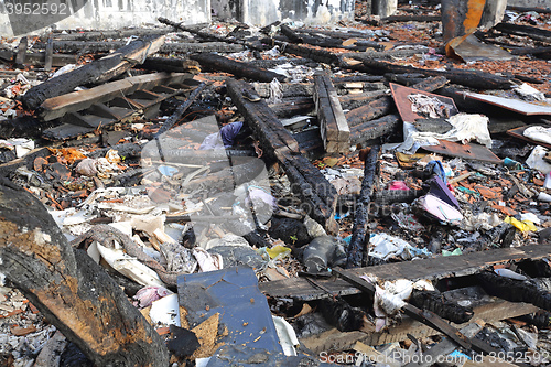 Image of Debris in Garment Factory