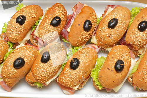 Image of Ham Sandwiches