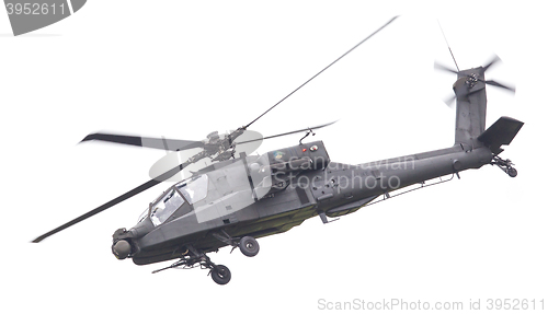 Image of LEEUWARDEN, THE NETHERLANDS - JUN 11, 2016: Boeing AH-64 Apache 