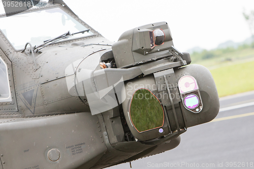 Image of LEEUWARDEN, THE NETHERLANDS - JUN 11, 2016: Boeing AH-64 Apache 