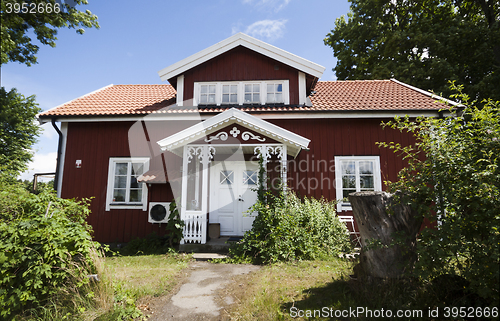 Image of red house