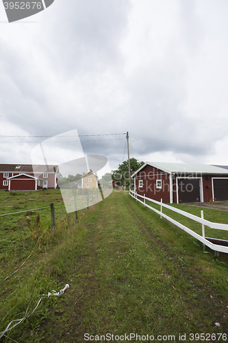 Image of houses in the country