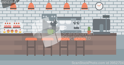 Image of Background of coffee house.