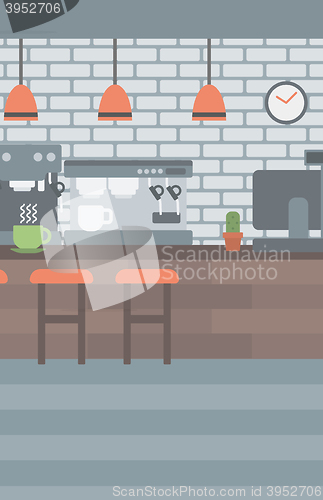 Image of Background of coffee house.