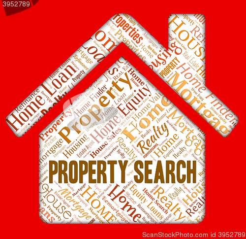 Image of Property Search Represents Real Estate And Apartments