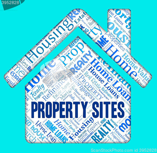 Image of Property Sites Shows Housing Internet And Homes