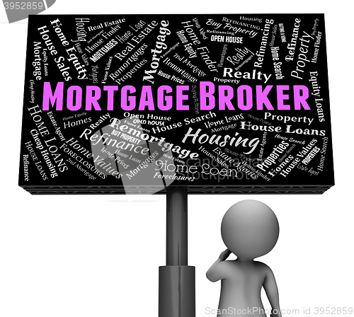 Image of Mortgage Broker Indicates Real Estate And Board