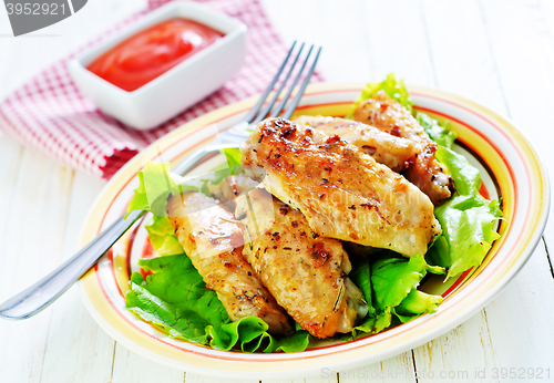 Image of fried chicken wings