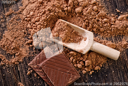 Image of cocoa and chocolate