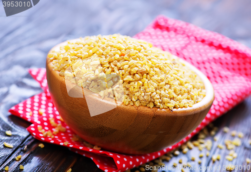 Image of raw bulgur