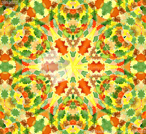 Image of Bright watercolor pattern