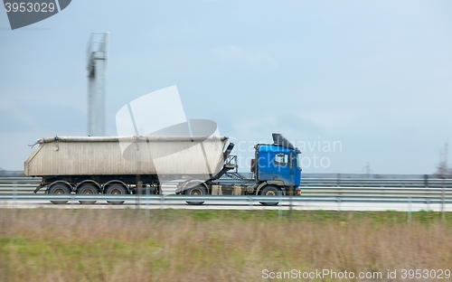 Image of Truck on the highway