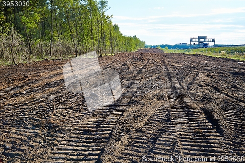 Image of Road construction site