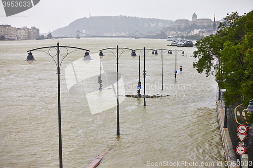 Image of Flooded street view