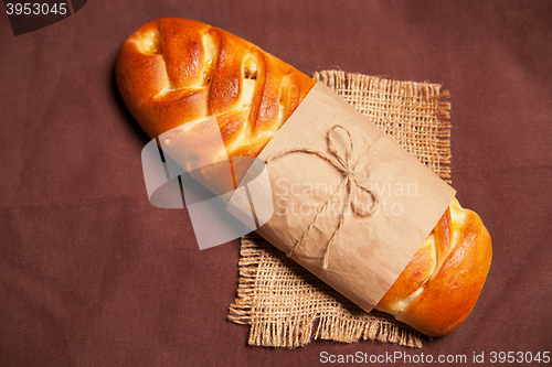 Image of Poppy roll on brown napkin