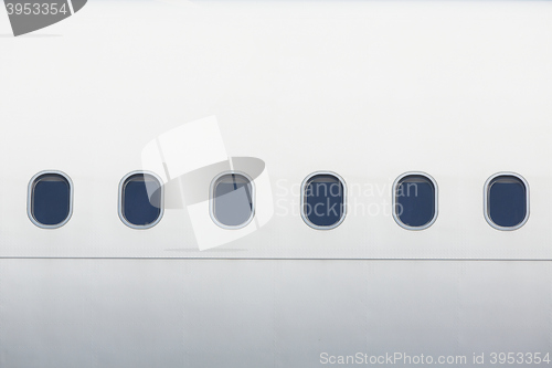 Image of Windows of the airplane