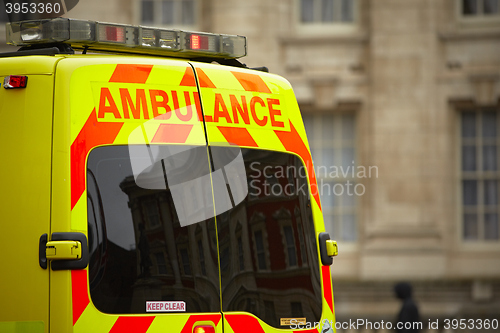 Image of Emergency ambulance car