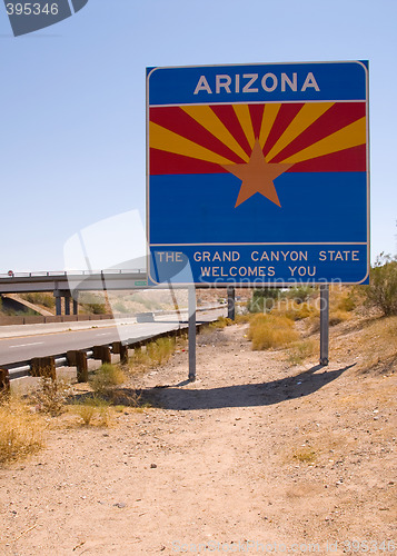 Image of Arizona State line