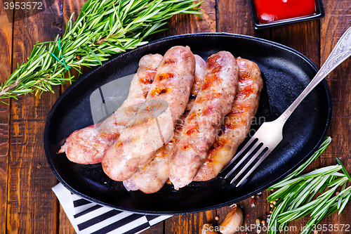 Image of baked sausages