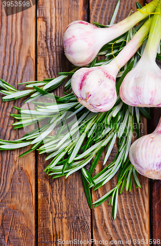 Image of garlic and rosemary