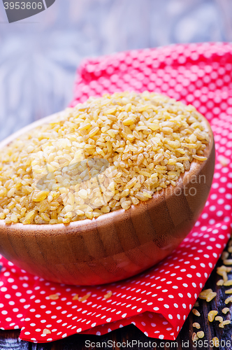 Image of raw bulgur