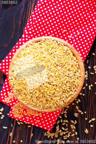 Image of raw bulgur