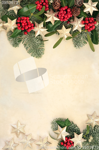 Image of Christmas Background Abstract Border