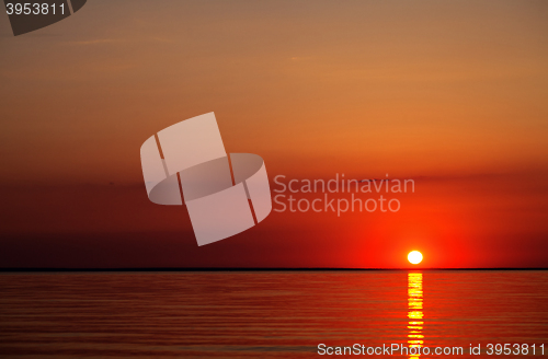 Image of Sunset on the lake