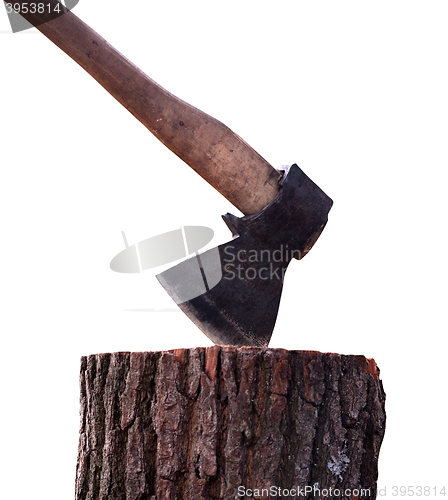 Image of Stump with axe
