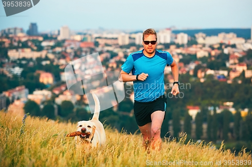 Image of Sport lifestyle with dog.