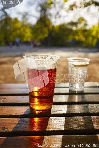 Image of Refreshment in the garden