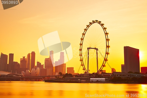 Image of Sunset in Singapore