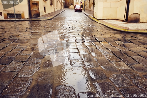 Image of Rain in the city