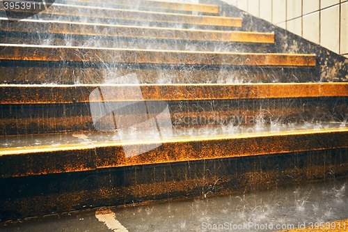 Image of Heavy rain in the city