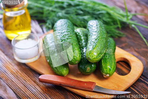 Image of fresh cucumber