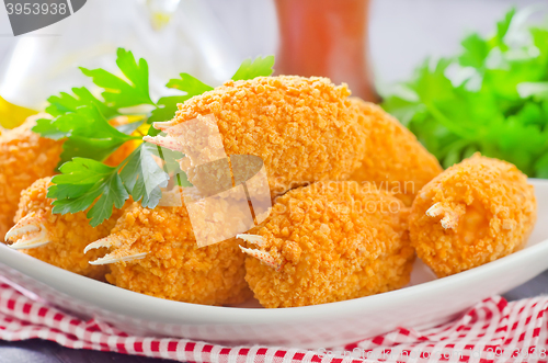Image of claw legs on plate