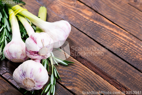 Image of garlic and rosemary