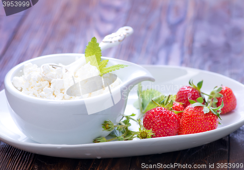 Image of cottage with strawberry