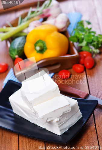 Image of ingredients for greek salad