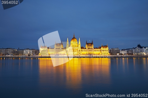 Image of Amazing twilight in Budapest 