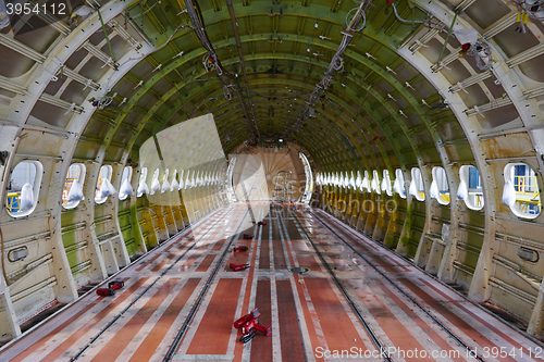 Image of Airplane under maintenance