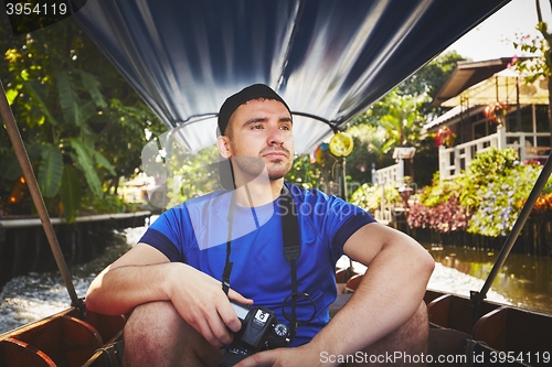 Image of Traveler on the boat