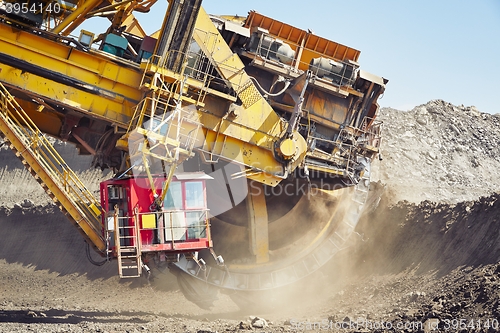 Image of Huge mining machine