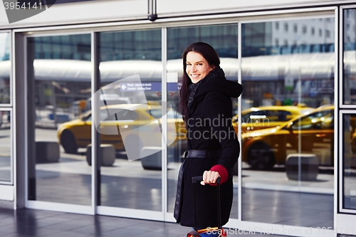 Image of Woman at the airport