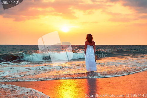 Image of Alone on the beach.