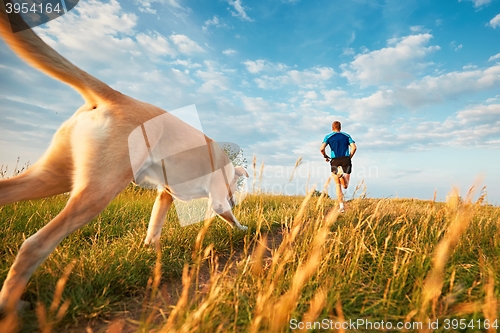 Image of Sport lifestyle with dog.