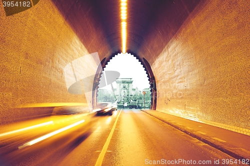 Image of Traffic in urban tunnel