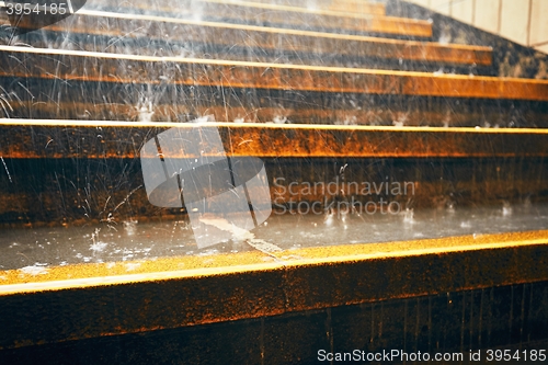 Image of Heavy rain in the city