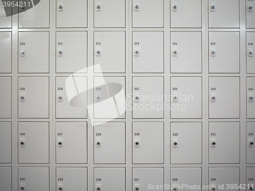 Image of Many Locker cabinets