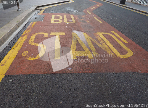 Image of Bus stop stand